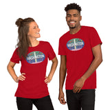 Washington DC skyline Oval, Short-Sleeve Unisex T-Shirt