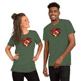 Red Crab Maryland Crest, Short-Sleeve Unisex T-Shirt