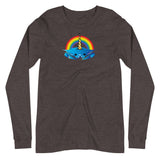 Unicorn Crab w/ Rainbow, Unisex Long Sleeve Tee