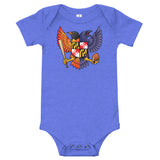 Birdland Baltimore Raven & Oriole Maryland Crest - Baby One Piece