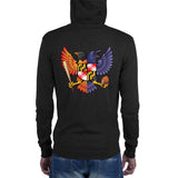 Birdland Baltimore Raven & Oriole Maryland Crest - Unisex zip hoodie