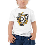 Pittsburgh - Three Rivers Roar Sports Fan Crest - Toddler Short Sleeve Tee