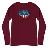 Blue Crab USA Crest, Unisex Long Sleeve Tee