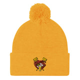 Maryland Crab Feast Crest, Embroidered Beanie Pom-Pom