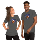 Raven Crab Football Maryland Crest, Short-Sleeve Unisex T-Shirt