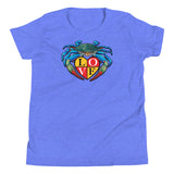 Blue Crab LOVE Crest - Youth Short Sleeve T-Shirt