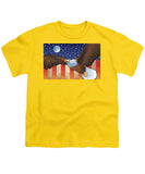 Saturn V Eagle Moon Launch - Youth T-Shirt