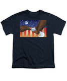 Saturn V Eagle Moon Launch - Youth T-Shirt