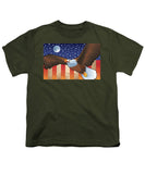 Saturn V Eagle Moon Launch - Youth T-Shirt