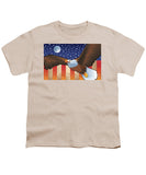 Saturn V Eagle Moon Launch - Youth T-Shirt