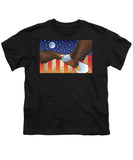 Saturn V Eagle Moon Launch - Youth T-Shirt