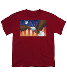 Saturn V Eagle Moon Launch - Youth T-Shirt