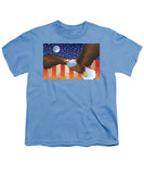 Saturn V Eagle Moon Launch - Youth T-Shirt