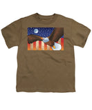 Saturn V Eagle Moon Launch - Youth T-Shirt