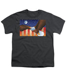 Saturn V Eagle Moon Launch - Youth T-Shirt