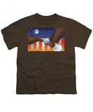 Saturn V Eagle Moon Launch - Youth T-Shirt