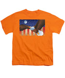 Saturn V Eagle Moon Launch - Youth T-Shirt