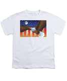 Saturn V Eagle Moon Launch - Youth T-Shirt