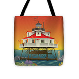 Thomas Point Shoal Lighthouse - Tote Bag