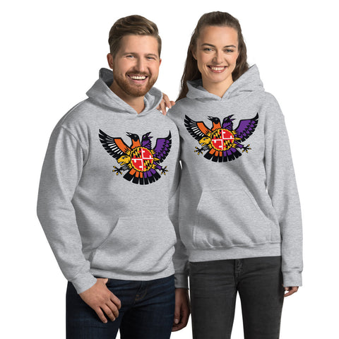 Maryland Birdland Terp Crest, Unisex Hoodie