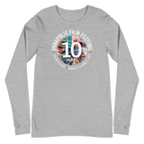 Annapolis Film Festival:  10 Years (front) & 2013-2022 (back) - Unisex Long Sleeve Tee