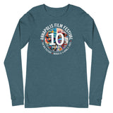 Annapolis Film Festival:  10 Years (front) & 2013-2022 (back) - Unisex Long Sleeve Tee