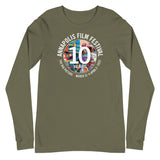 Annapolis Film Festival:  10 Years (front) & 2013-2022 (back) - Unisex Long Sleeve Tee