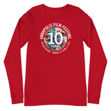 Annapolis Film Festival:  10 Years (front) & 2013-2022 (back) - Unisex Long Sleeve Tee