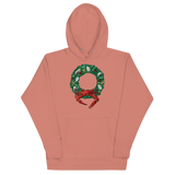 Holiday Crab Wreath, Unisex Hoodie