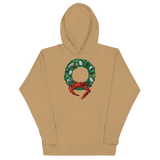 Holiday Crab Wreath, Unisex Hoodie