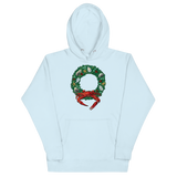 Holiday Crab Wreath, Unisex Hoodie