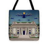 USNA Bancroft Hall Blue Angels Show - Tote Bag