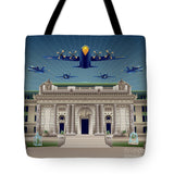 USNA Bancroft Hall Blue Angels Show - Tote Bag