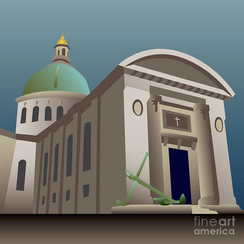 USNA Naval Chapel - Art Print